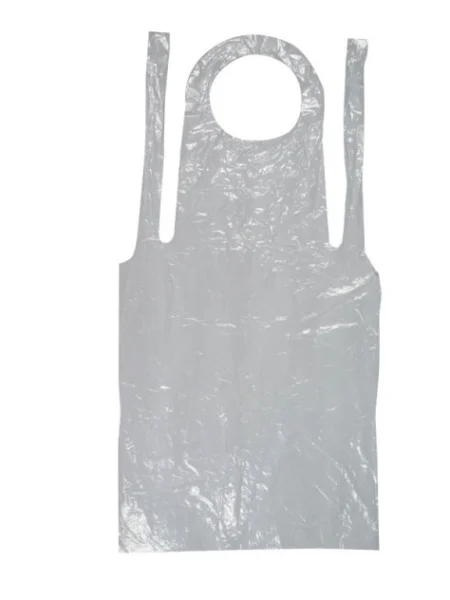 ZÁSTĚRA jednorázová ECONOMY PE 73x140cm bílá bal.100ks