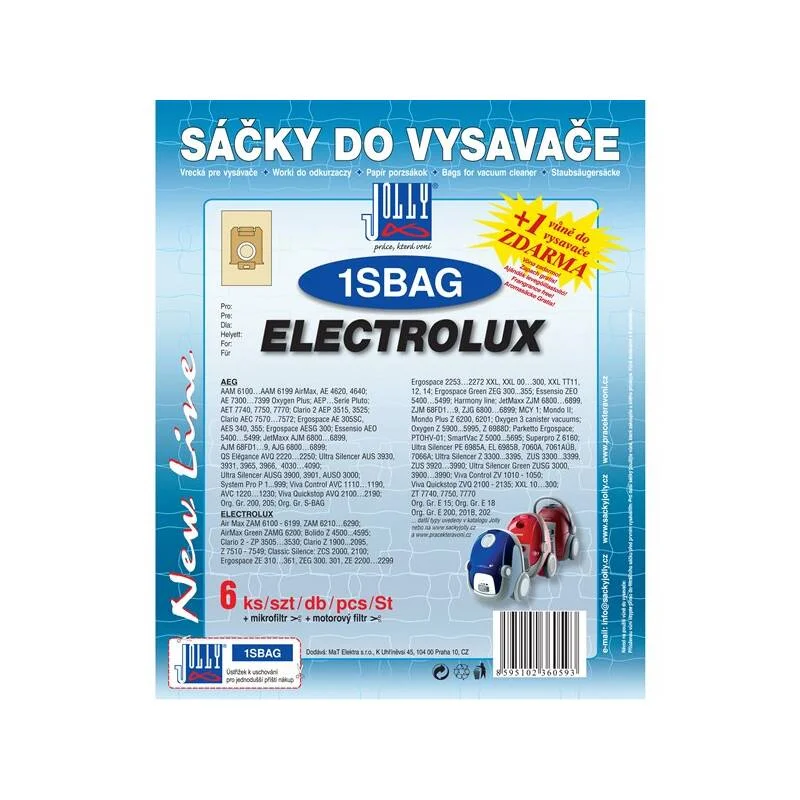 ELECTROLUX JOLLY 1SBAG sáčky do vysavače