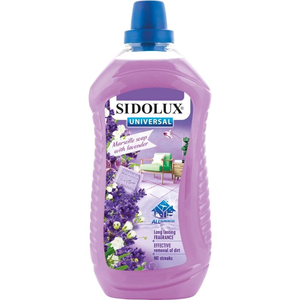 SIDOLUX Uni soda Marseillské mýdlo s LEVANDULÍ 1l