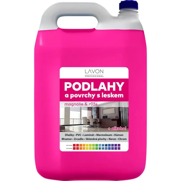 LAVON prof. na podlahy s leskem magnolie 5l