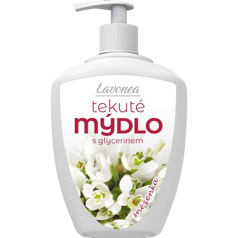LAVONEA tekuté mýdlo Sněženka (bílé) 500ml
