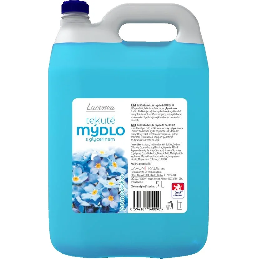 LAVONEA tekuté mýdlo Pomněnka (modré) 5l