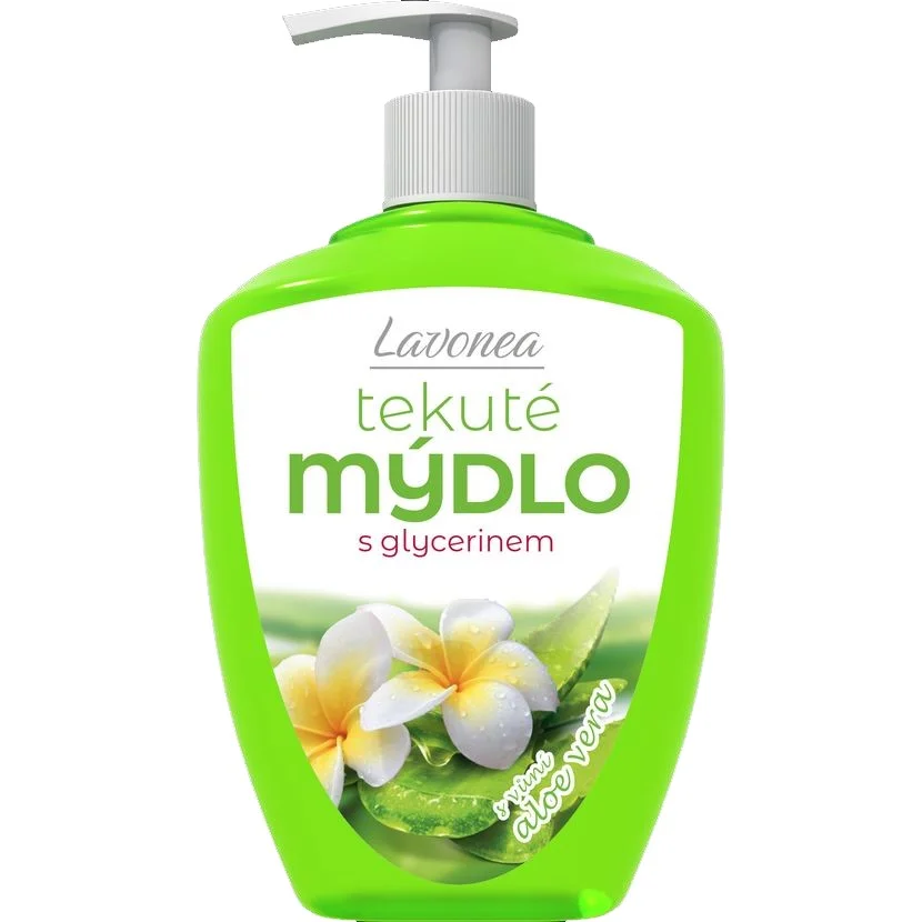 LAVONEA tekuté mýdlo Aloe Vera (zelené) 500ml