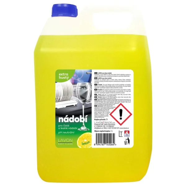 LAVON nádobí lemon 5l