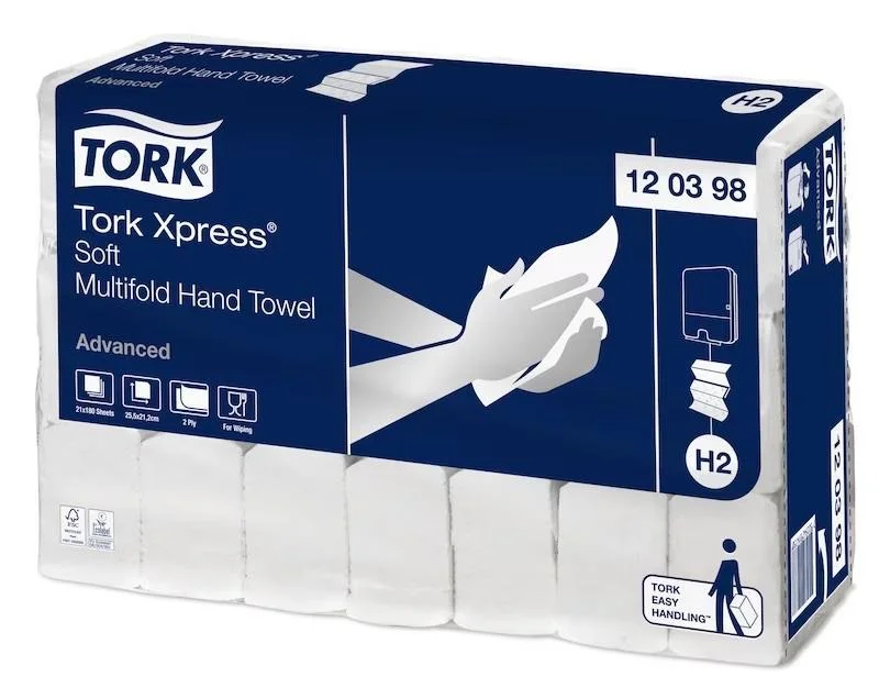 RUČNÍK ZZ TORK BÍLÝ 2vrst. 3780ks 120398 H2