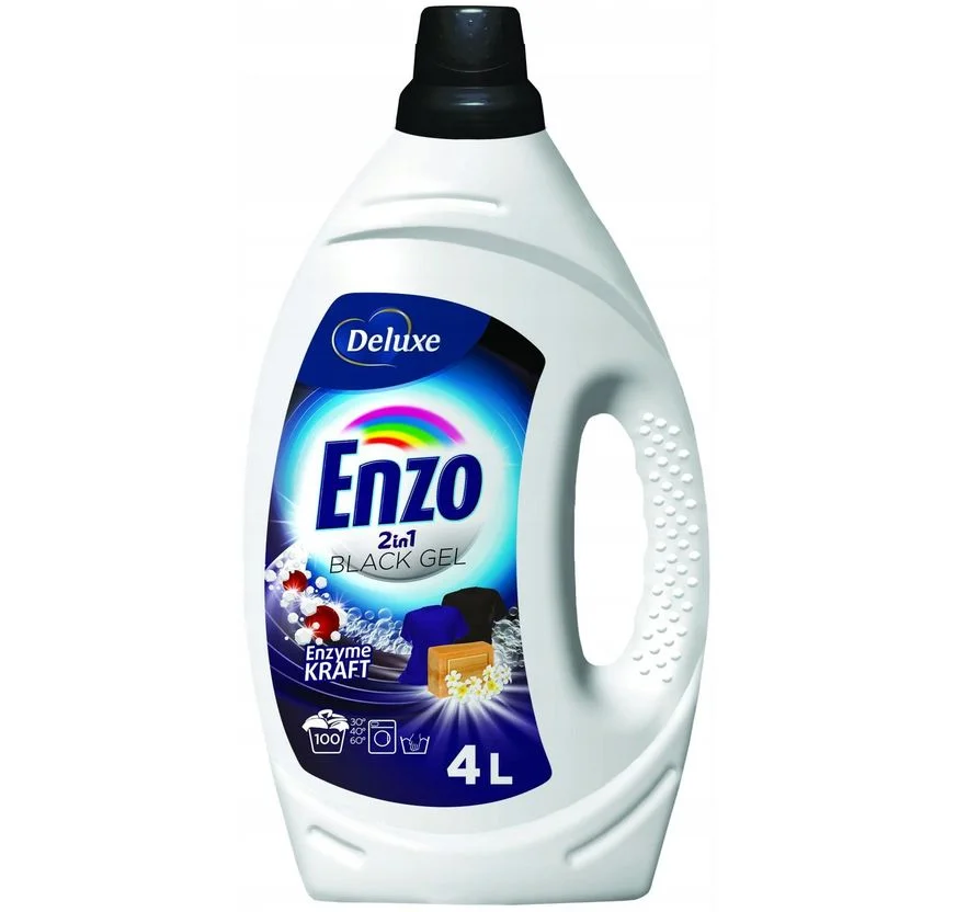 ENZO DELUX gel 2v1 Black 4l 100PD