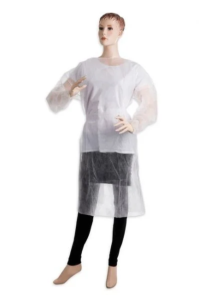 PLÁŠŤ PD-GOWN-W návštěvnický, bílý