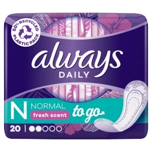 VLOŽKY ALWAYS Intimky Normal Deo 20ks