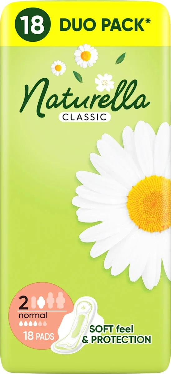 VLOŽKY NATURELLA Classic Normal 18ks