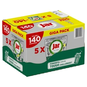 JAR kapsle na nádobí Platinum Yellow 5x28ks BOX