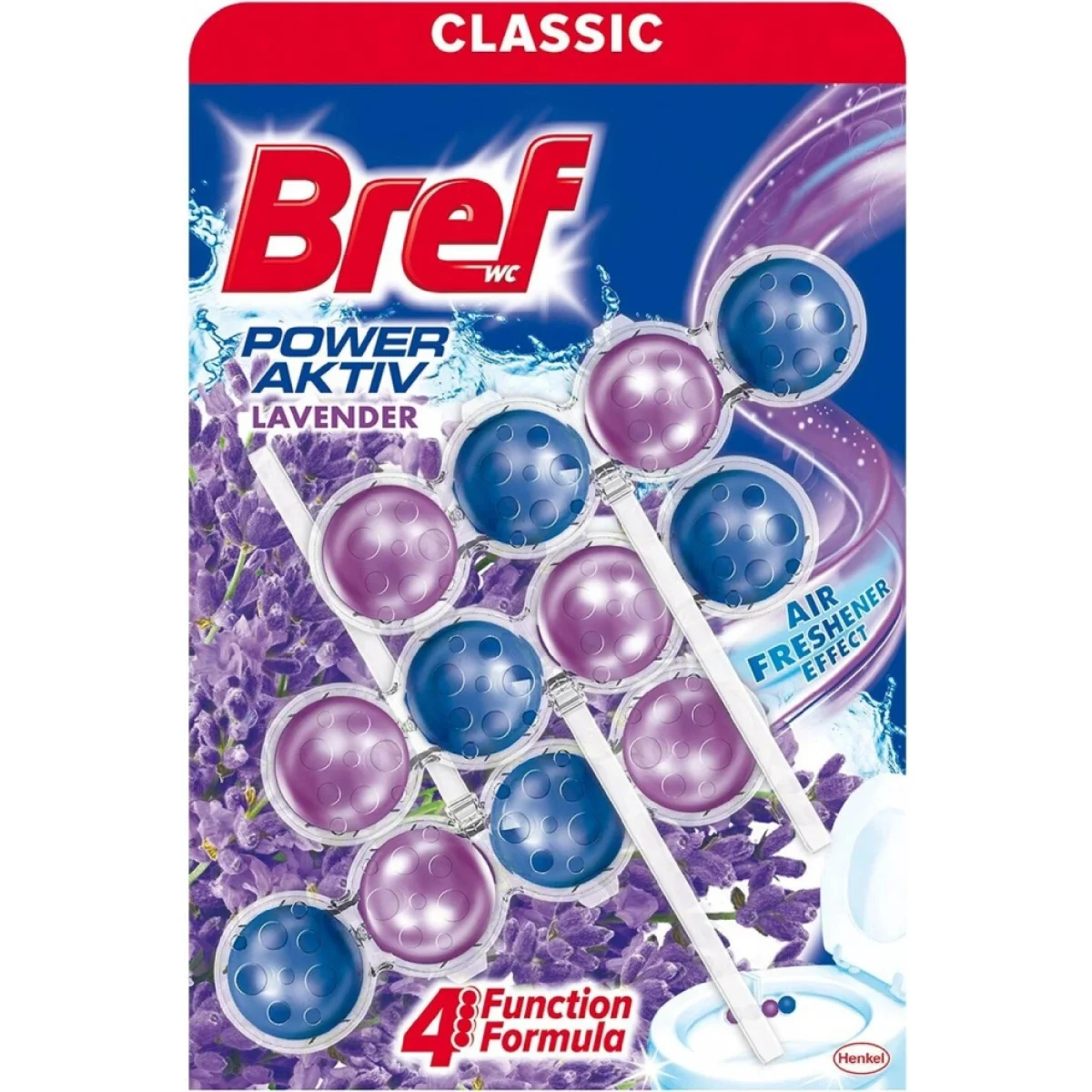 BREF WC Power Aktiv Lavender Field 3x50g