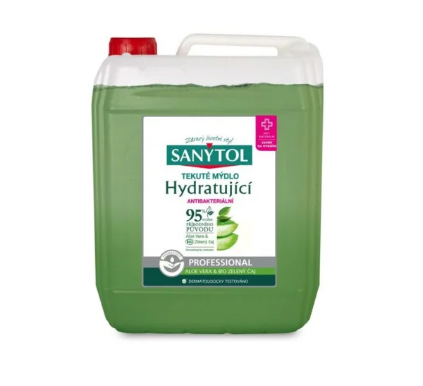 SANYTOL Tekuté mýdlo antibakteriální na ruce hydratující 5l