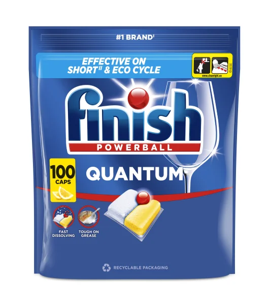 FINISH Quantum kapsle do myčky nádobí Lemon 100ks