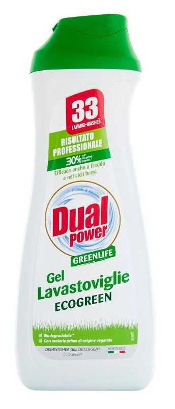 DUAL POWER GREENLIFE GEL LAVASTOVIGLIE ekologický gel do myčky 660ml