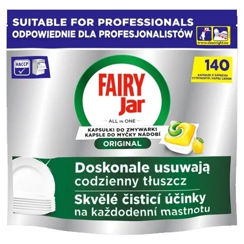 JAR Professional kapsle do myčky Original 140ks