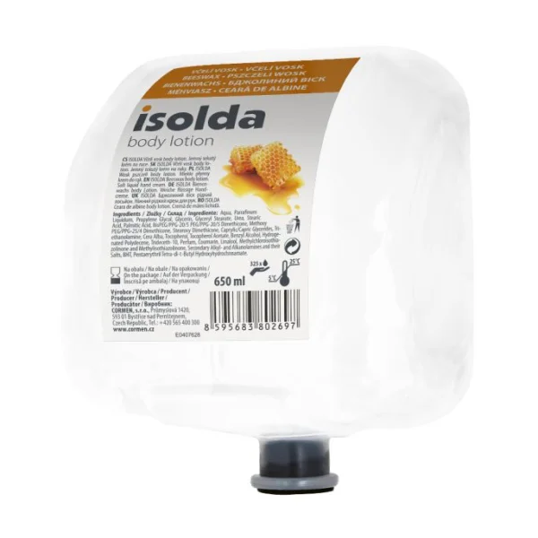 ISOLDA Včelí vosk body lotion 650ml TEAM