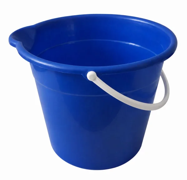 VĚDRO UH s výlevkou MODRÉ, plastová rukojeť 10l