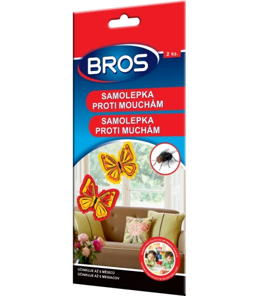 BROS samolepka proti mouchám 2ks
