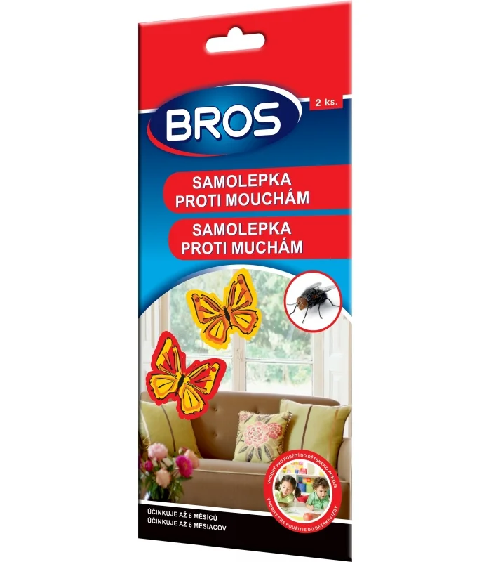 BROS samolepka proti mouchám 2ks