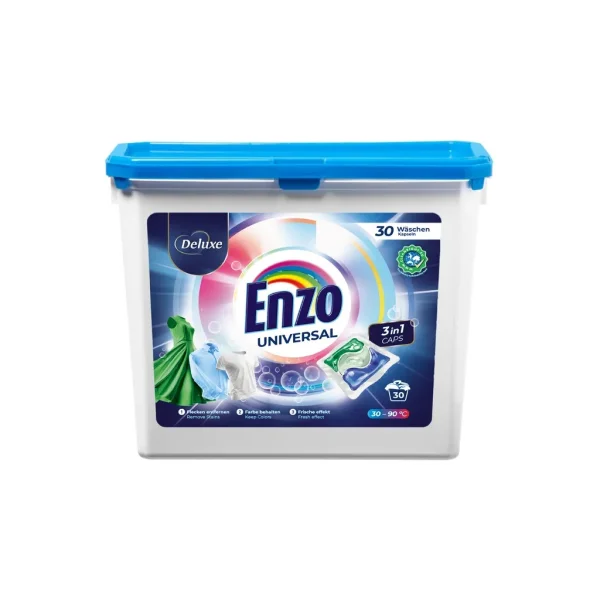ENZO DELUXE 3in1 kapsle na praní Universal 30ks